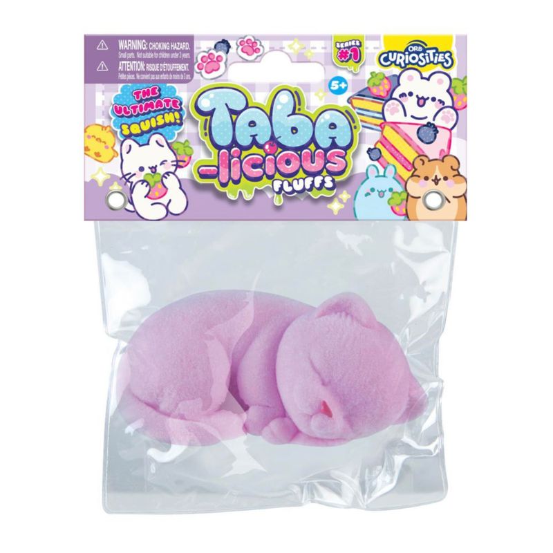 Juguete de Apretar The Orb Factory TABA Gato Aplastable Rosa