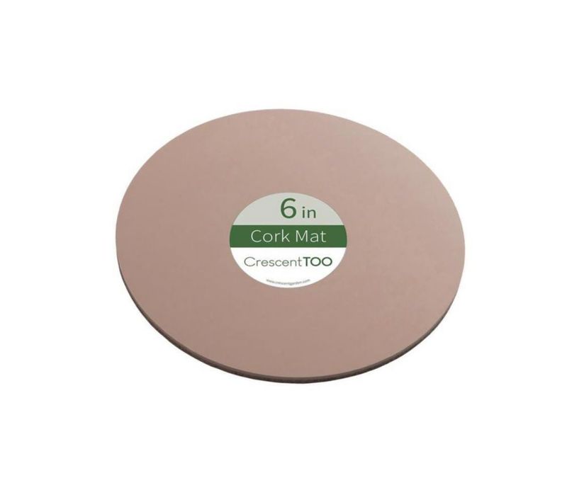 Alfombrilla redonda Hardware Crescent Too de corcho 15 cm