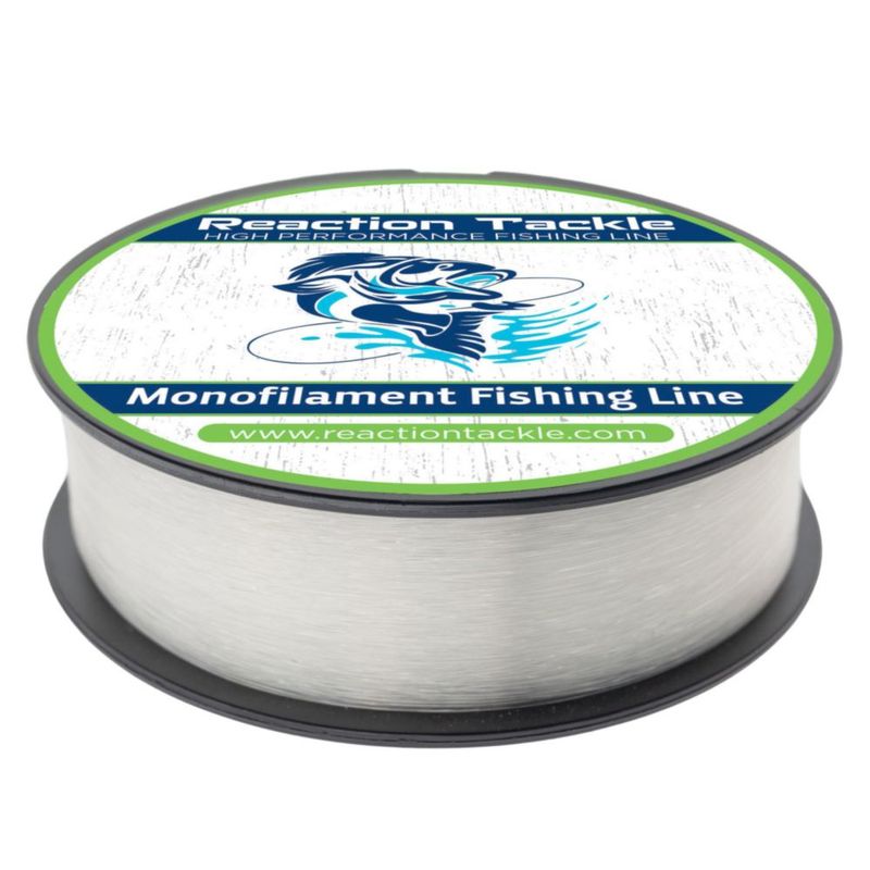 Línea de Pesca Monofilamento Reaction Tackle 12 lb 1400 yd Clara