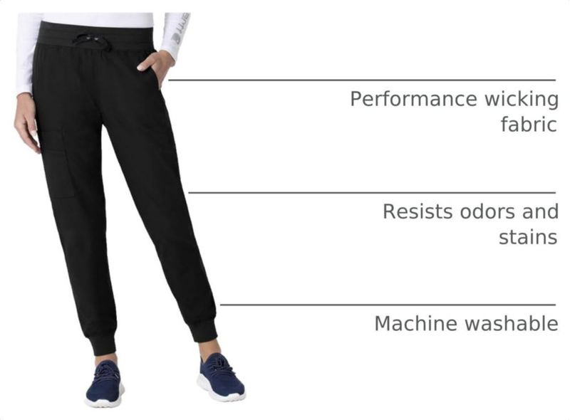 Pantalones Carhartt Force Jogger Scrub Negro Talla L