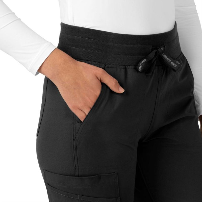 Pantalones Carhartt Force Jogger Scrub Negro Talla L