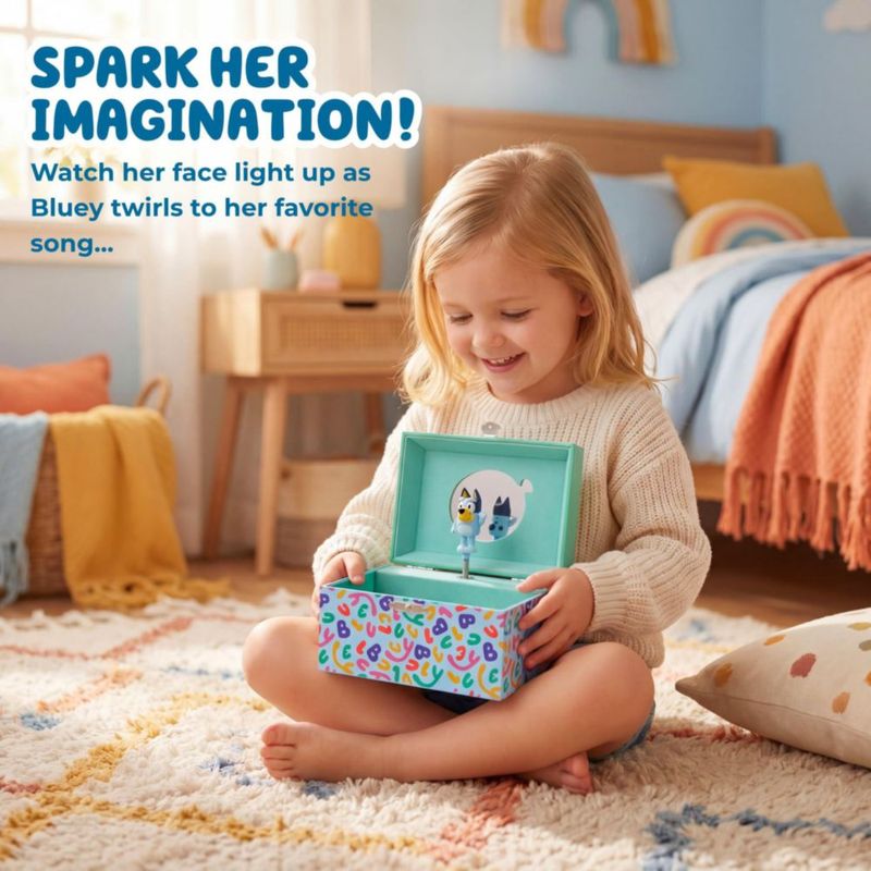Caja de joyas Mini Treasures Bluey y Bingo Musical