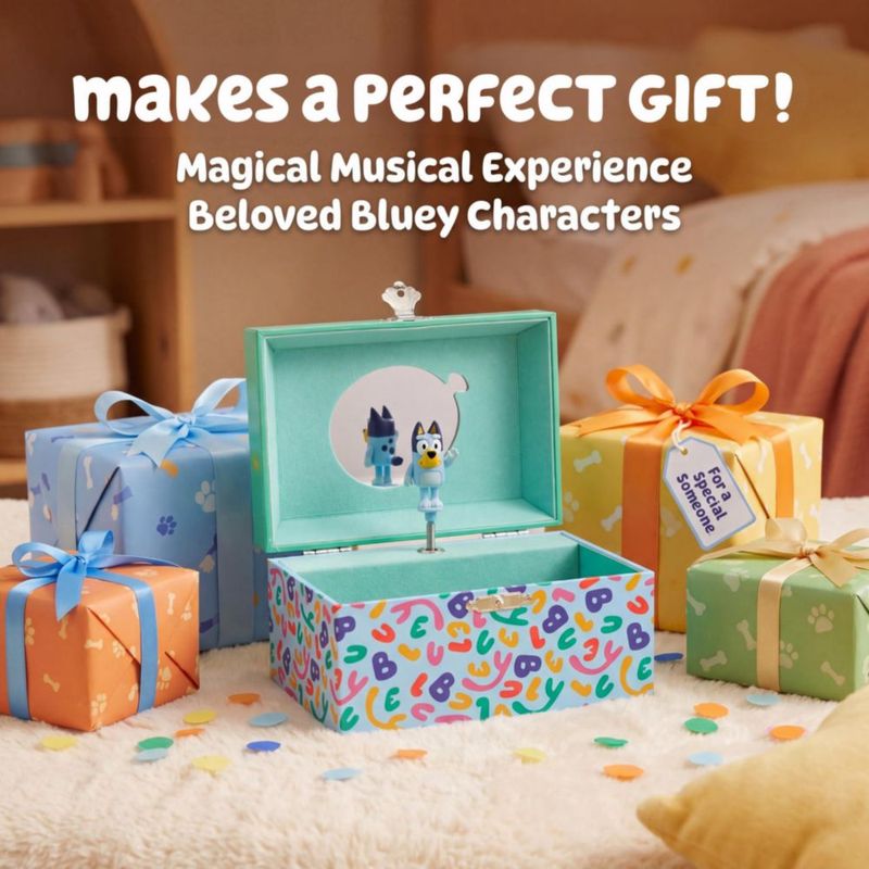 Caja de joyas Mini Treasures Bluey y Bingo Musical