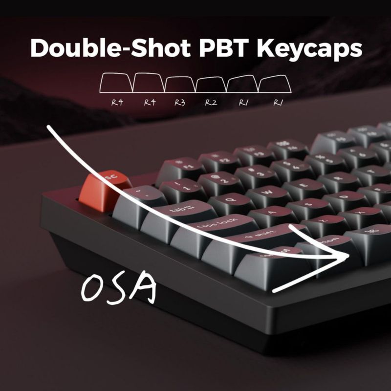 Teclado Keychron V5 Ultra 96% Inalámbrico RGB Negro