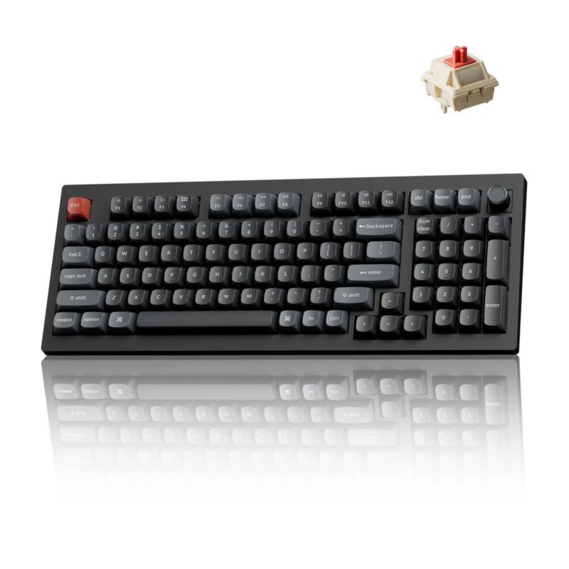 Teclado Keychron V5 Ultra 96% Inalámbrico RGB Negro
