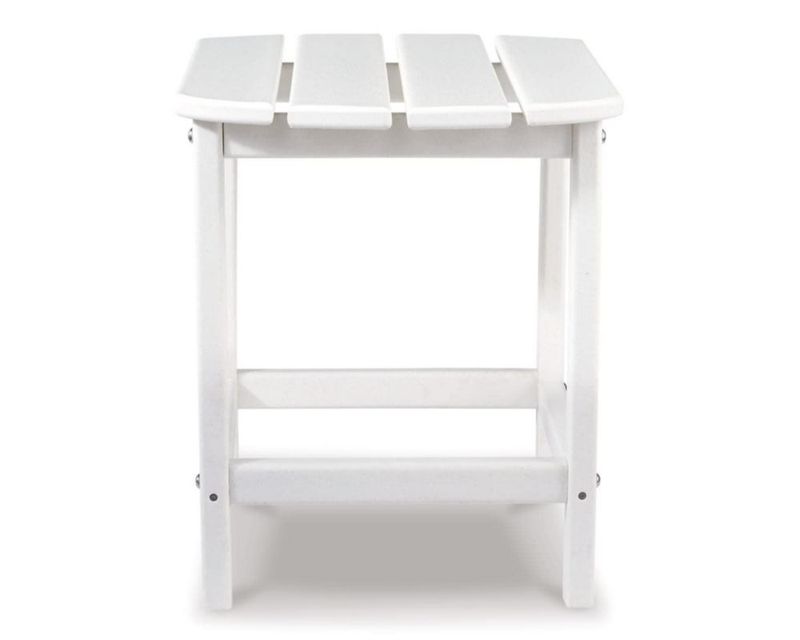 Mesa de exterior con diseño exclusivo de Ashley Sundown White 48 x 38 x 46 cm