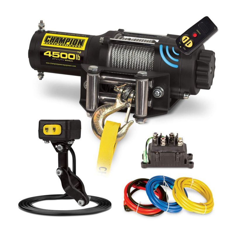 Cabrestante Inalámbrico Champion Power Equipment 4500 lb 12V