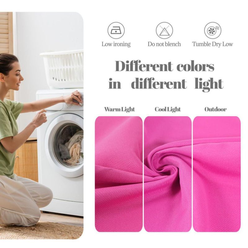 Servilletas de Tela PLOYMONO Fucsia Paquete de 8 – 43 cm Poliéster