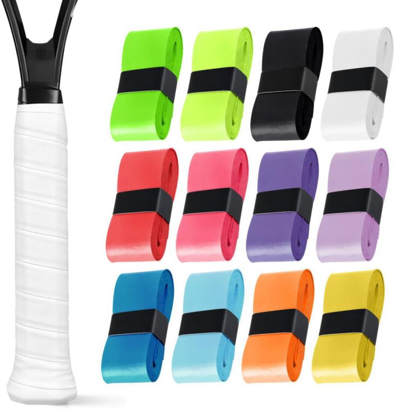 Cinta de agarre para tenis Mindow 12 piezas multicolor 110 cm