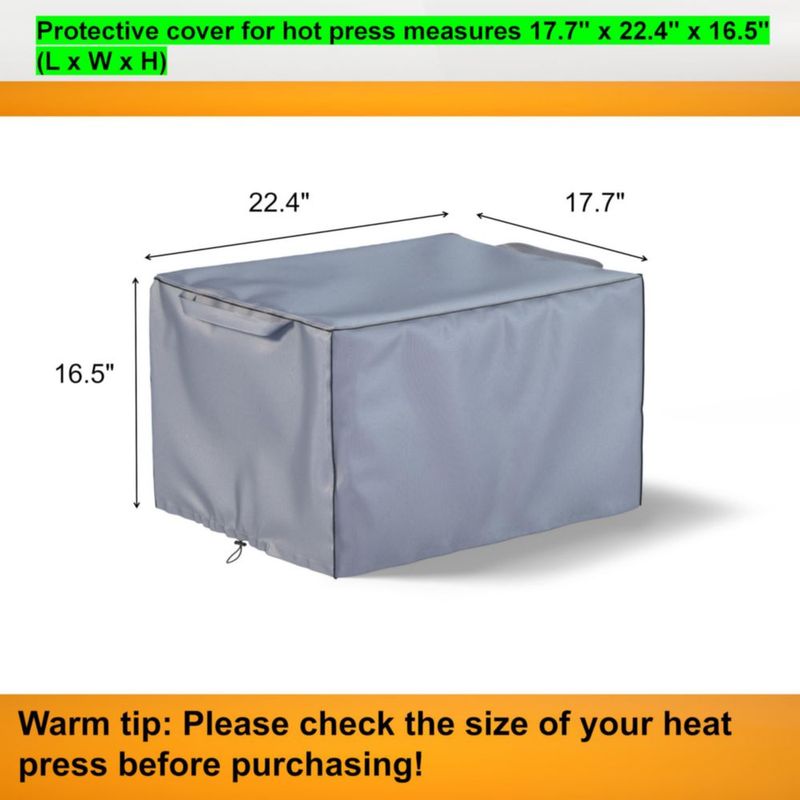 Funda para Prensa de Calor DORAHUA 45 × 57 × 42 cm Gris Impermeable