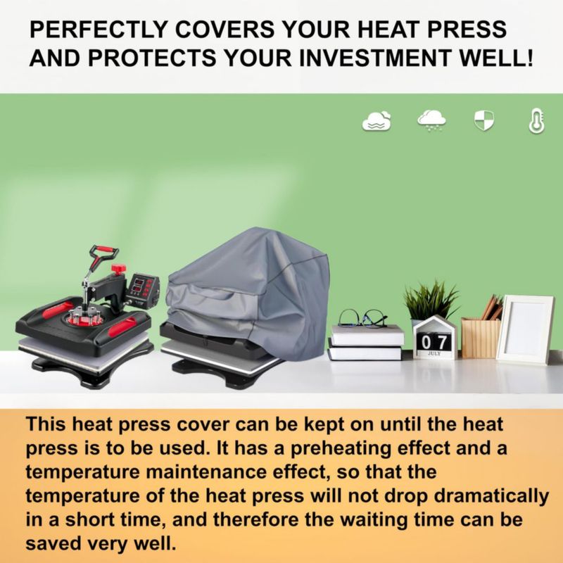 Funda para Prensa de Calor DORAHUA 45 × 57 × 42 cm Gris Impermeable