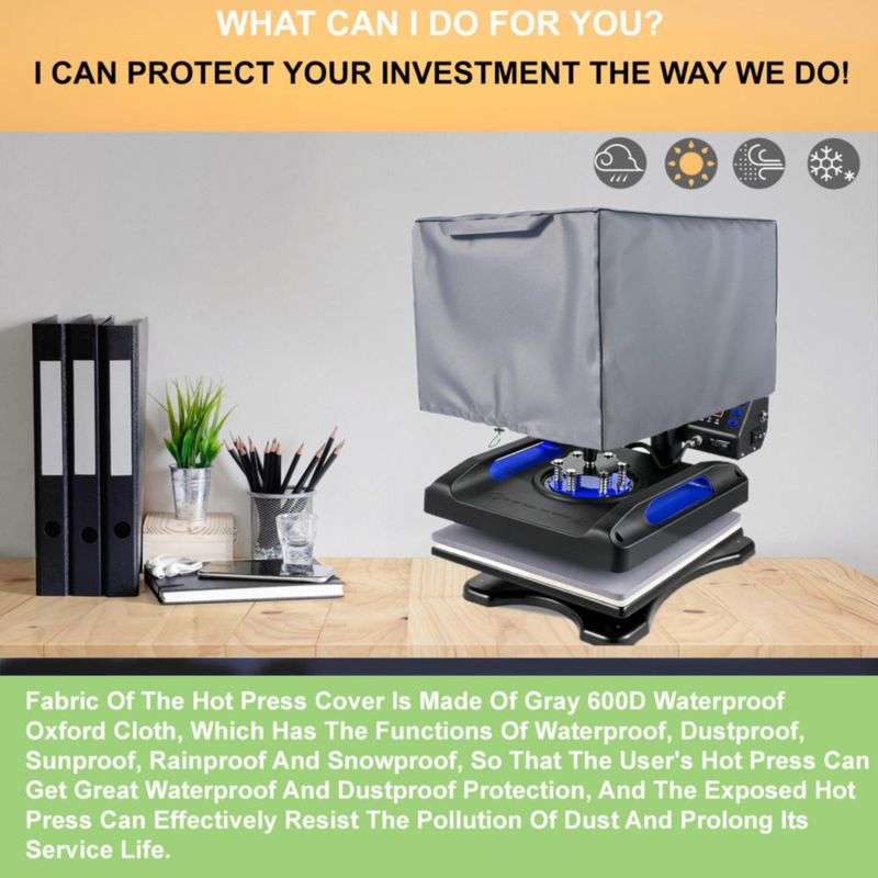 Funda para Prensa de Calor DORAHUA 45 × 57 × 42 cm Gris Impermeable