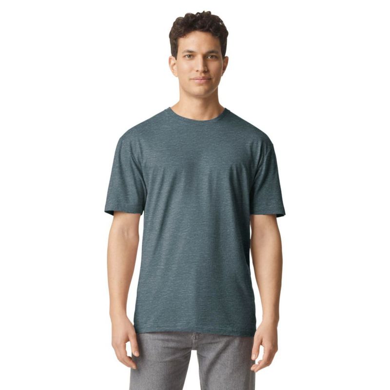 Camiseta Gildan G64000 (2 unidades) color Gris Oscuro talla 3XL