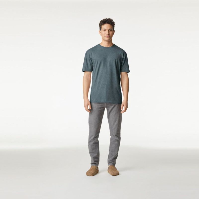 Camiseta Gildan G64000 (2 unidades) color Gris Oscuro talla 3XL