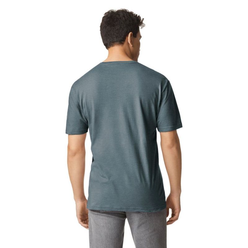 Camiseta Gildan G64000 (2 unidades) color Gris Oscuro talla 3XL