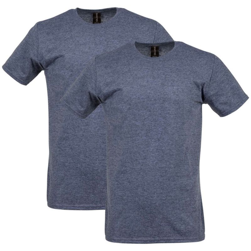 Camiseta Gildan G64000 (2 unidades) color Gris Oscuro talla 3XL