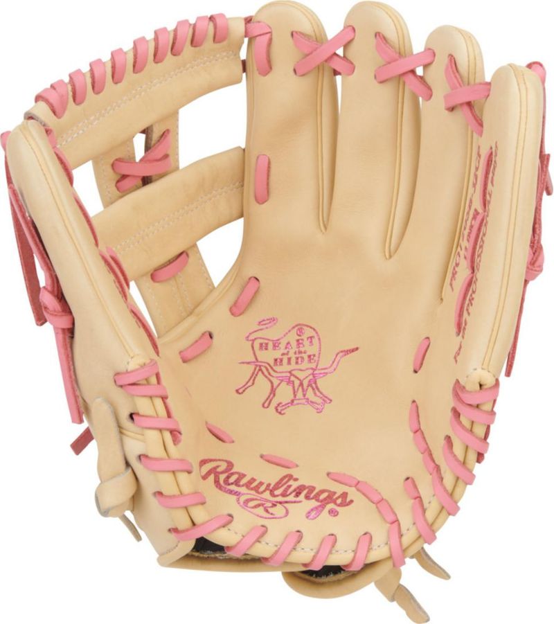Guante de Softball Rawlings 30 cm Mano Derecha Camello/Rosa
