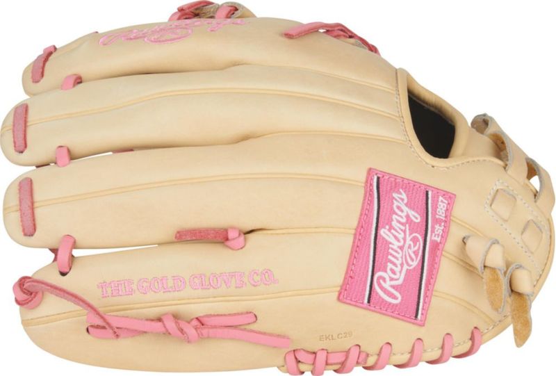 Guante de Softball Rawlings 30 cm Mano Derecha Camello/Rosa