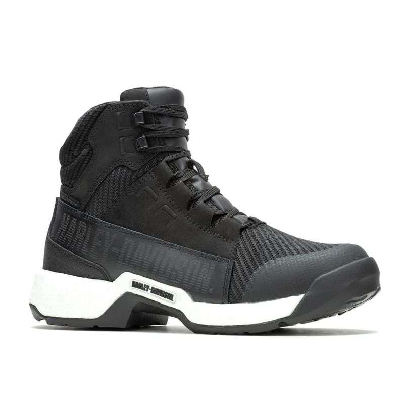 Bota Harley-Davidson 10 de cuero negro impermeable