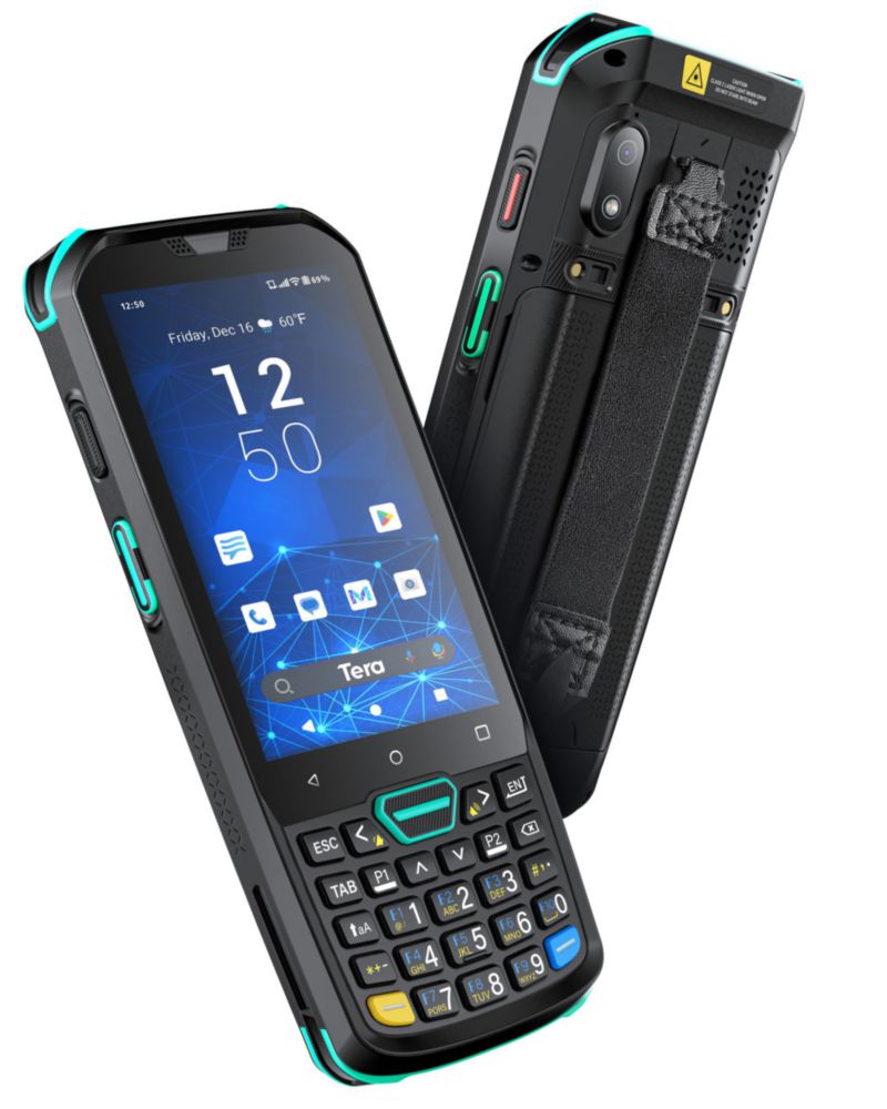 Escáner de códigos de barras Tera P400 Android 13 IP67 HS7