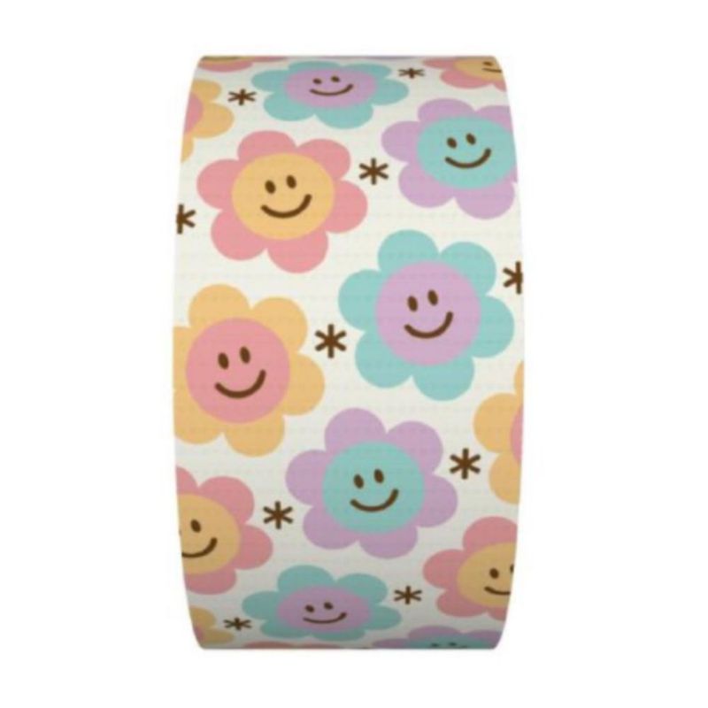 Cinta adhesiva Duck 48 cm x 9 m Margaritas Felices
