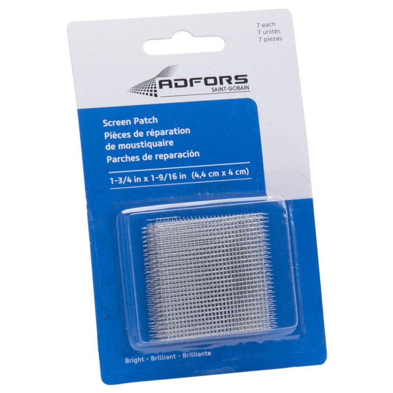 Screen Patch ADFORS kit de reparación de aluminio 7 parches