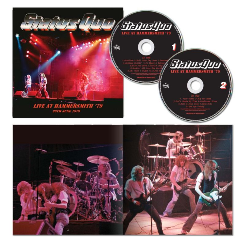 Set de 2 CD Edsel Live In Hammersmith 79 – Edición de lujo