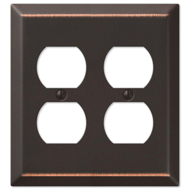 Plato de pared Amerelle 163DDDB Acero Bronce envejecido 12x12 cm