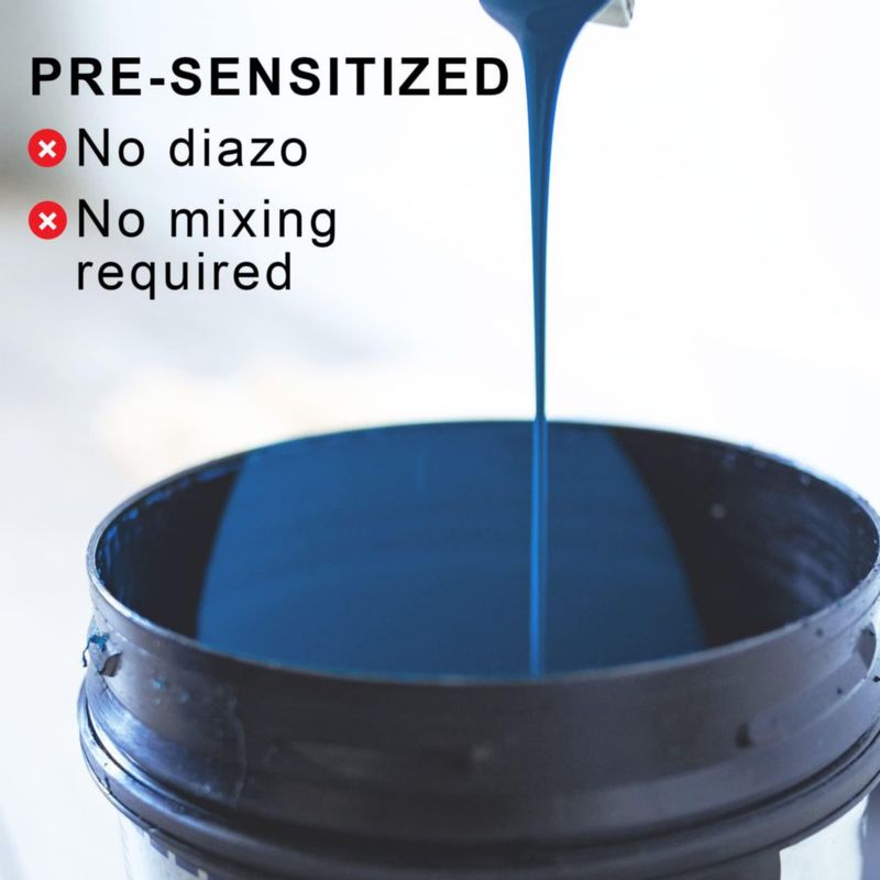 Emulsión para Serigrafía Ecotex 473 ml AP Blue Pre‑sensibilizada