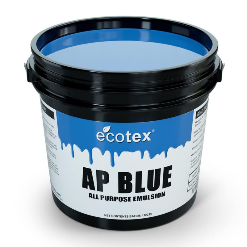 Emulsión para Serigrafía Ecotex 473 ml AP Blue Pre‑sensibilizada