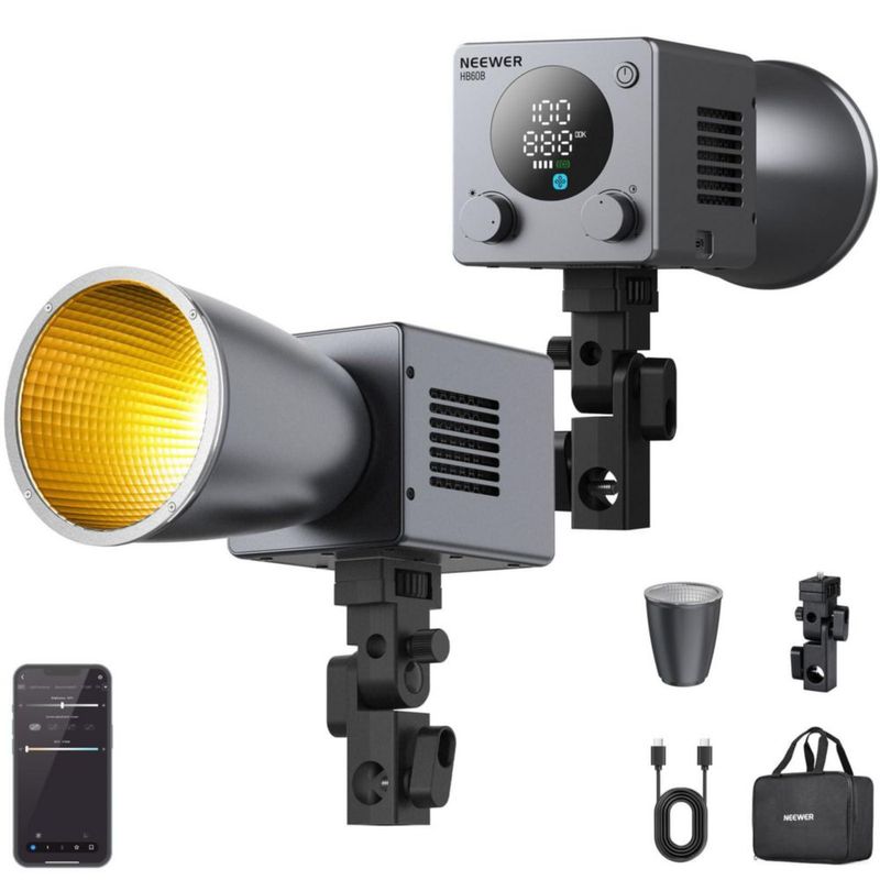 Luz LED de video NEEWER 60W bicolor regulable CRI97+