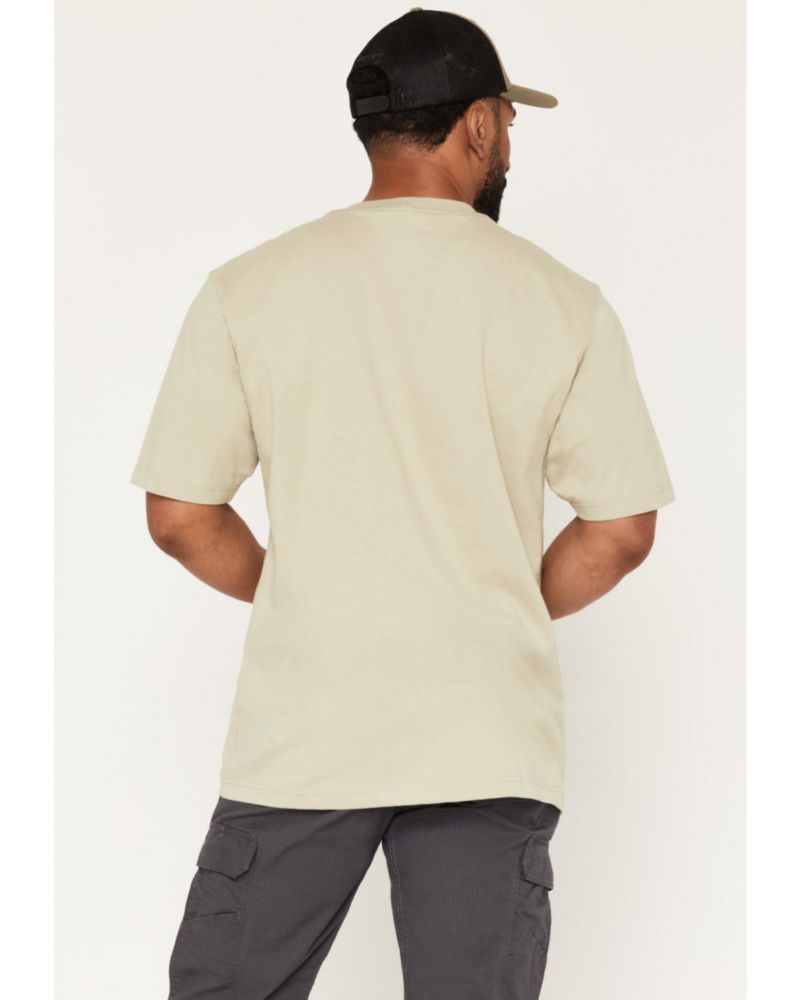 Camiseta Carhartt K87 con Bolsillo Color Fatiga Desgastada Talla 3XL