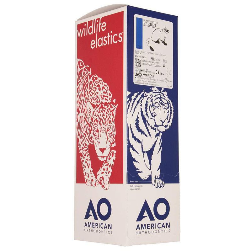 Elásticos American Orthodontics 13 cm 25 oz Látex Ligero