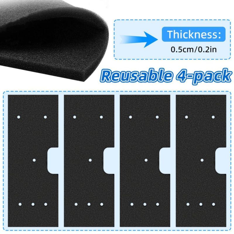 Pack de 4 filtros de pelusas Penunentily WH01X35719