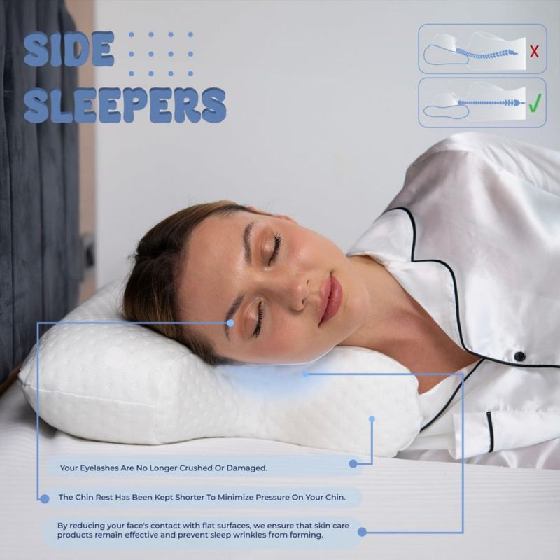 Almohada de Belleza CASAROL de Espuma de Memoria Antiarritugas