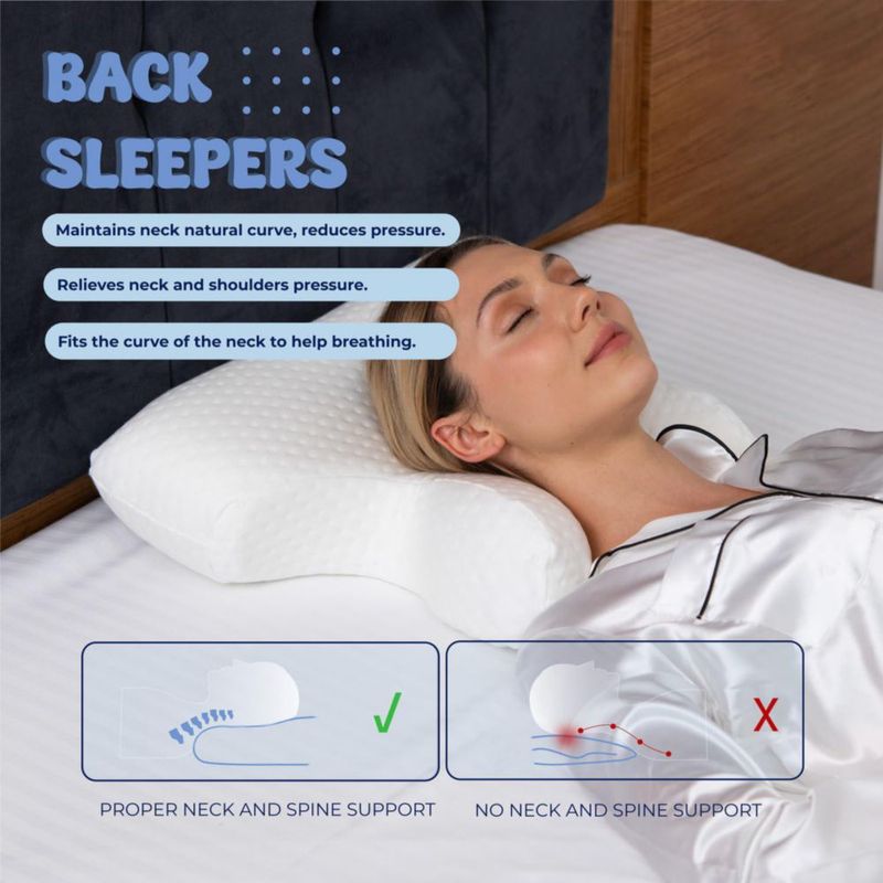 Almohada de Belleza CASAROL de Espuma de Memoria Antiarritugas