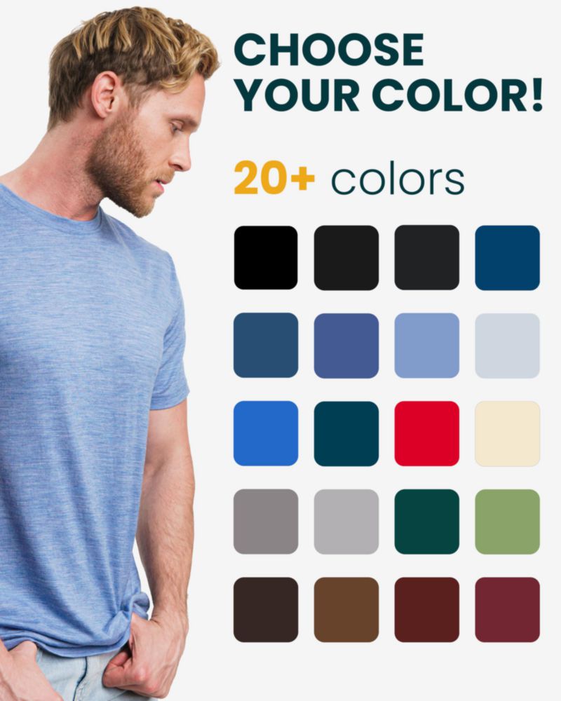 Camiseta Merino.tech talla L 100 % lana merino de manga corta