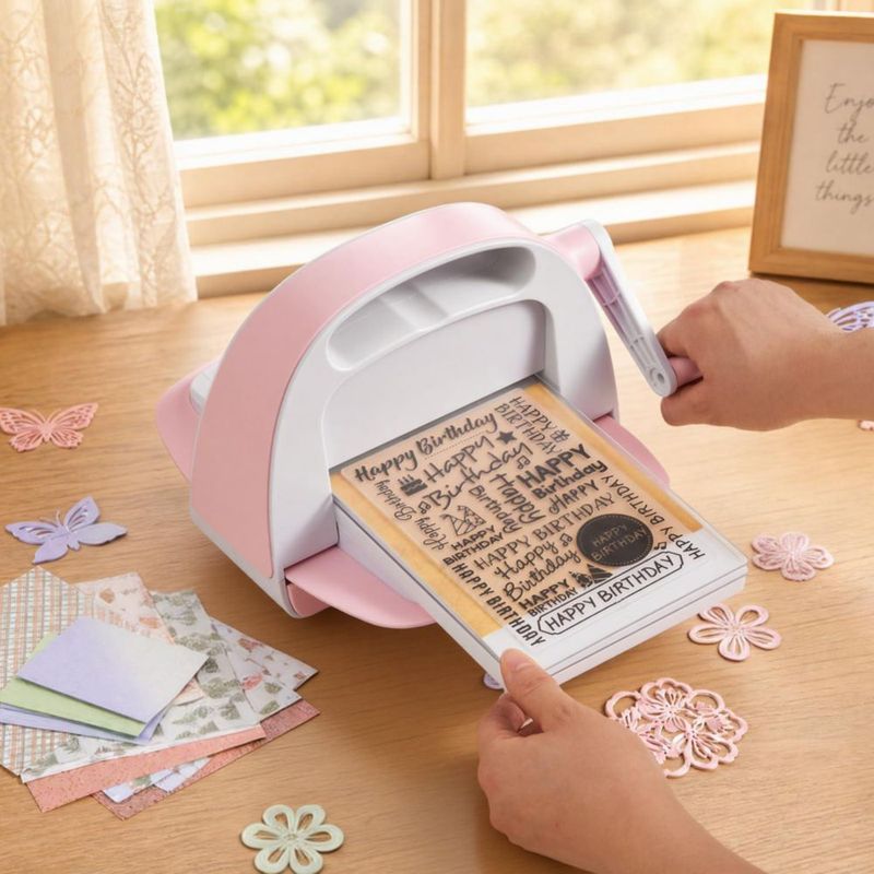 Máquina de Troquelado y Relieve Manual VEVOR 15 cm Portátil Ergonómica