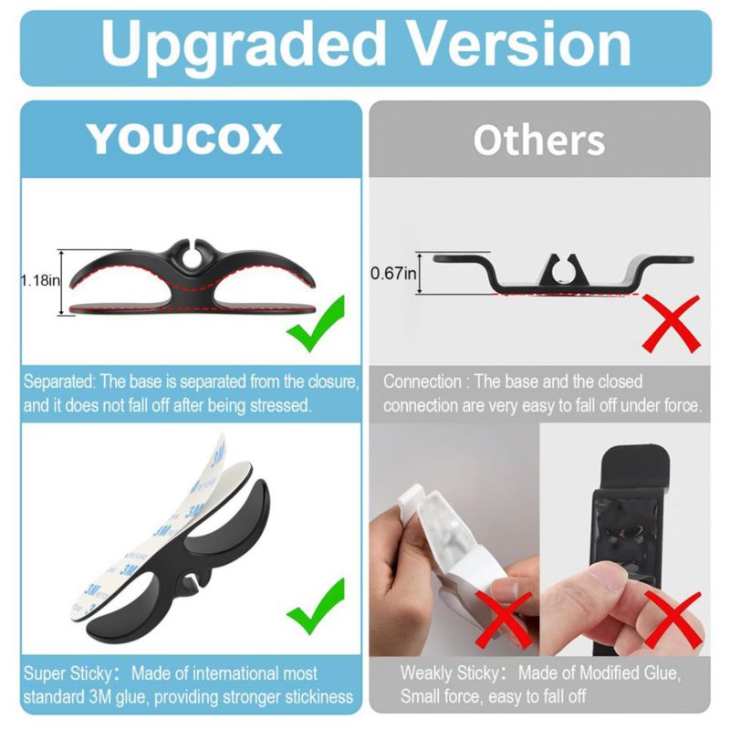 Organizador de cables para cocina YOUCOX con forma de mariposa