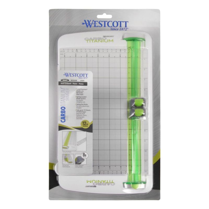 Cortadora Westcott 30 cm CarboTitanium de Cuerpo Ancho