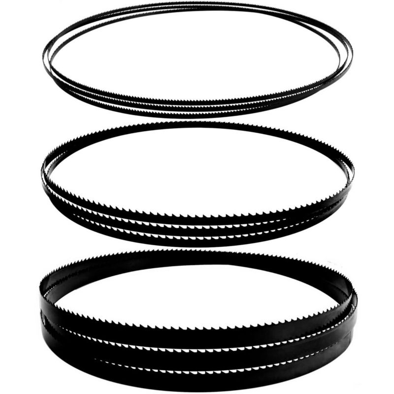 Cuchilla de sierra de cinta TASP 237 cm Pack de 3 anchos 1/8" 1/4" y 1/2"