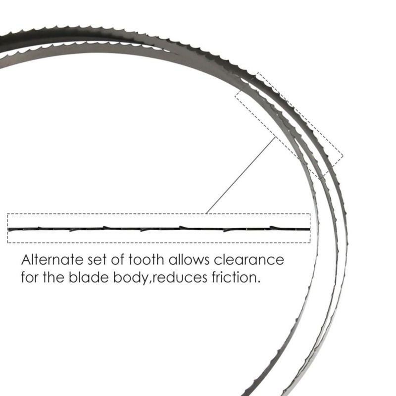 Cuchilla de sierra de cinta TASP 237 cm Pack de 3 anchos 1/8" 1/4" y 1/2"