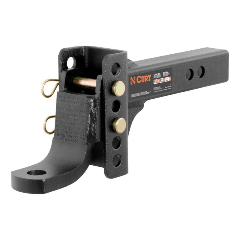 Montaje de bola de enganche CURT 6‑3/4 caída 5‑1/4 elevación 2"