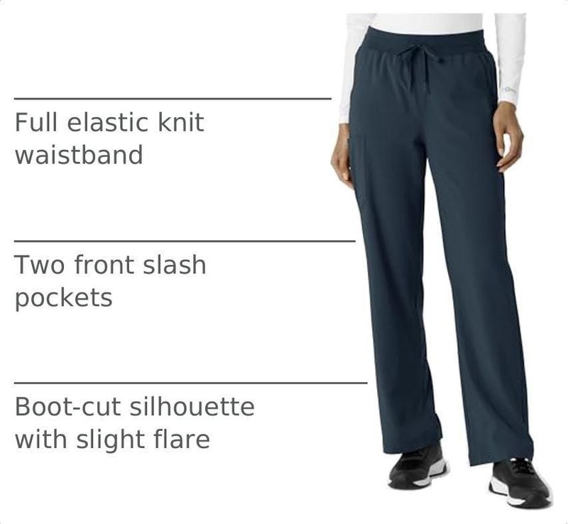 Pantalones Carhartt Force Boot Cut Scrub Azul Marino XL