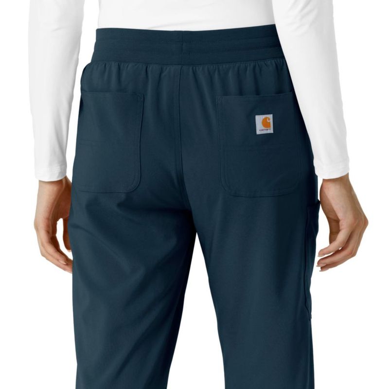 Pantalones Carhartt Force Boot Cut Scrub Azul Marino XL
