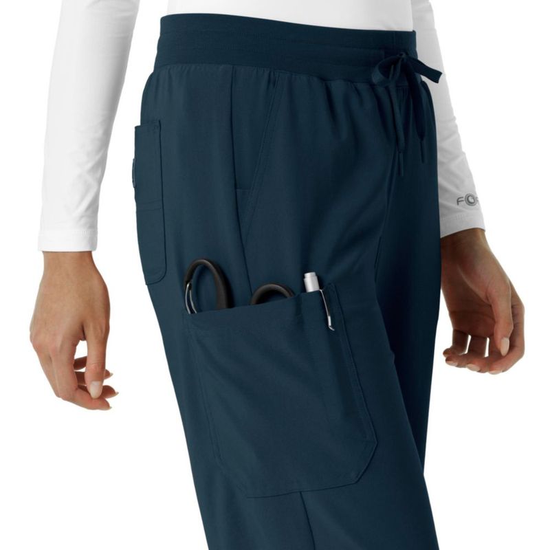 Pantalones Carhartt Force Boot Cut Scrub Azul Marino XL