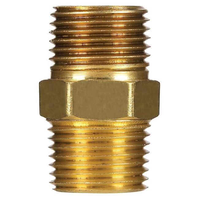 Conexión para manguera HOMEPLUS+ Hexagonal MPT de 1/8 x 1/8 pulgadas