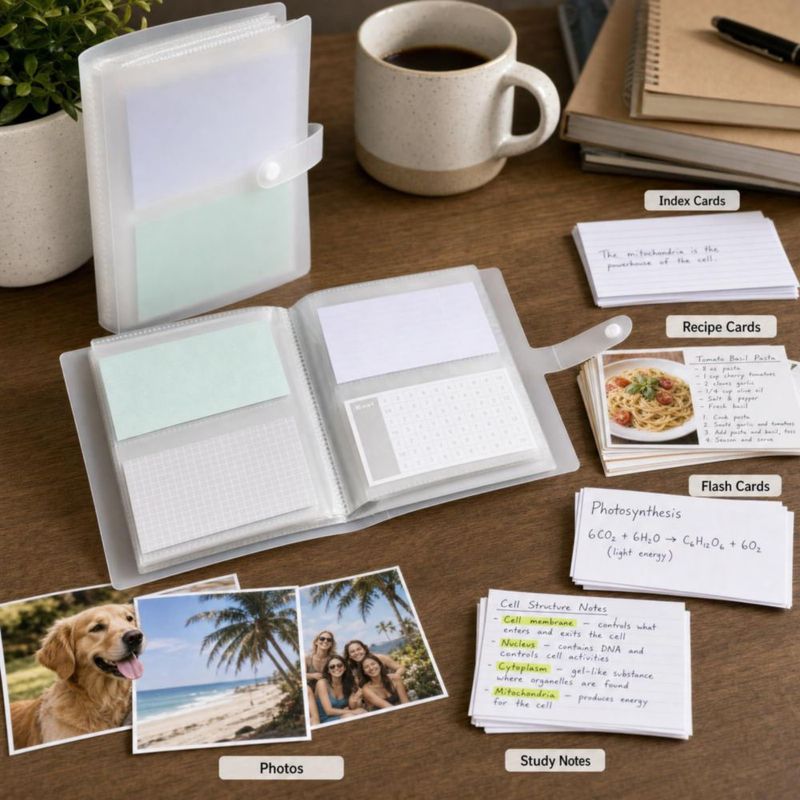 Portafichas Jactales 50 Hojas 200 Tarjetas 3×5