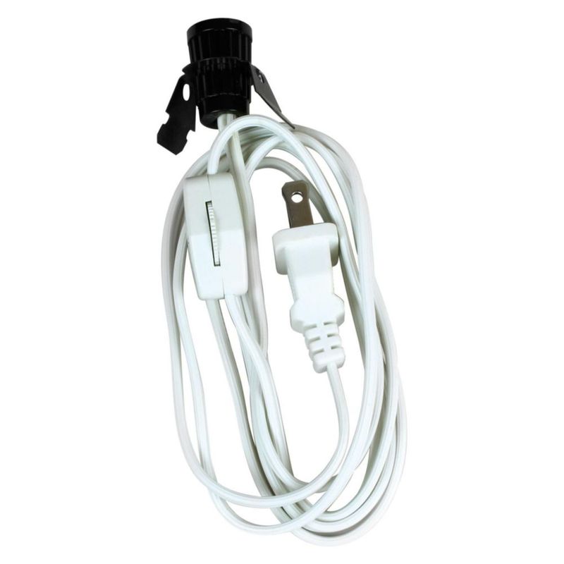 Cable de iluminación Jandorf 60138 de 18 m blanco con conector de clip