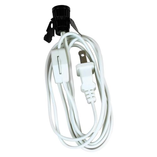 Cable de iluminación Jandorf 60138 de 18 m blanco con conector de clip